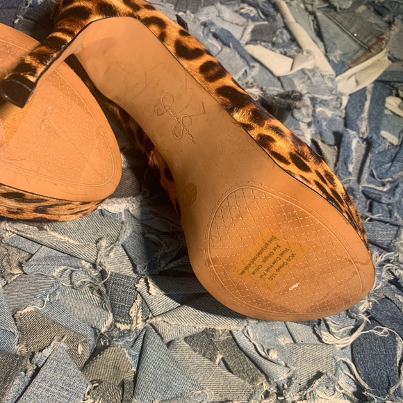 Leopard Print Shoes 5 inches - Picture 4 of 7